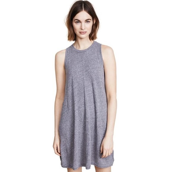 Nation LTD X REVOLVE Gray Phoebe Tank T-Shirt Dress S - Picture 1 of 9
